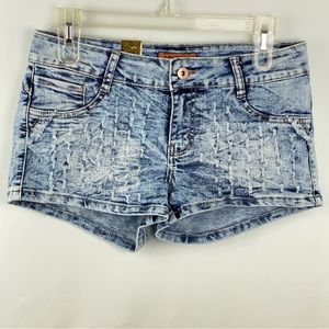 Docefit Stone Wash Distressed Shorts Size 34